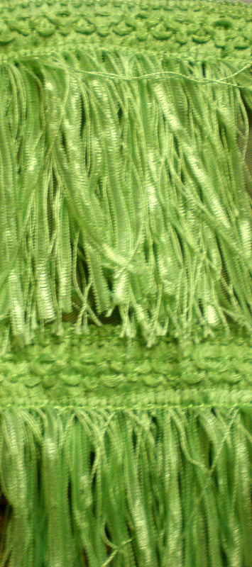 9.Lime Fringe Fabric